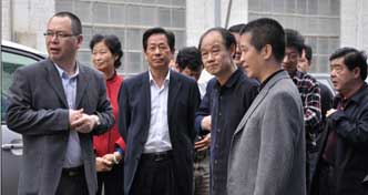 市人大常委会主任委员来我司调研工作